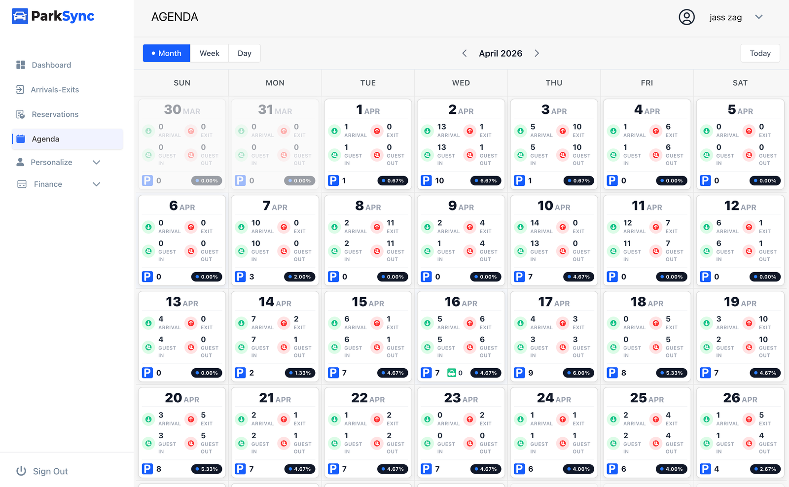 Calendar View